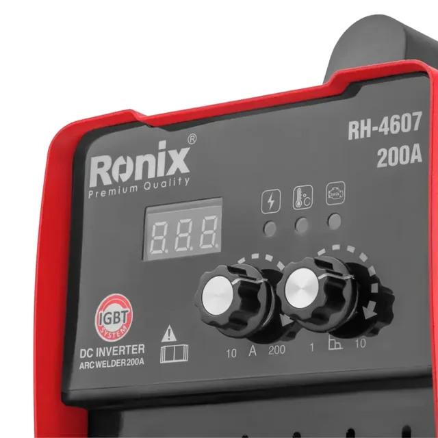 ولوم اینورتر جوشکاری 200 آمپر رونیکس مدل RH-4607