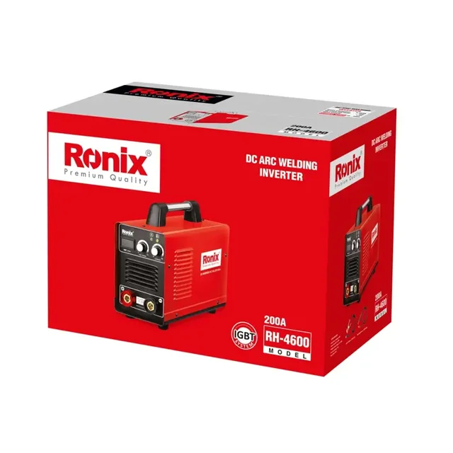 جعبه رنگی بسته بندی اینورتر جوشکاری 200 آمپر رونیکس RH-4600