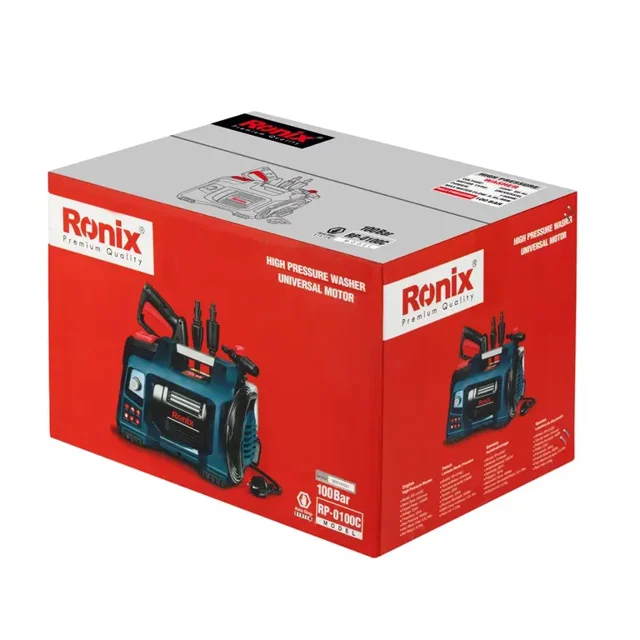 بسته بندی کارواش دینامی کامپکت 100 بار 1400 وات رونیکس مدل RP-0100C